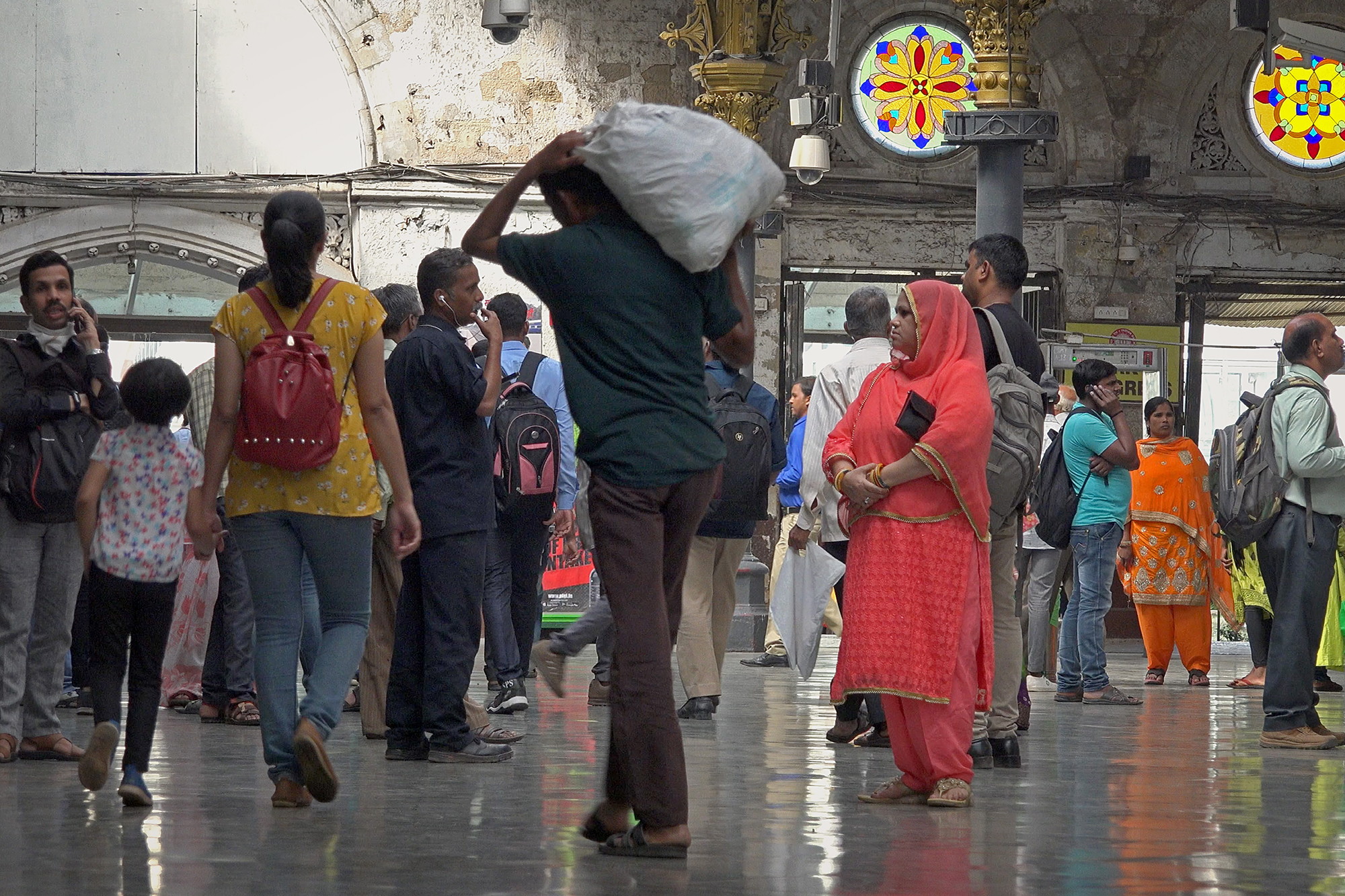 Christoph Radke, India, Mumbai, im Victoria Terminal, 2020